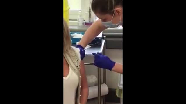 elaine paige make sure the caps off the needle