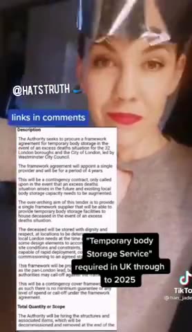 Temporary body Storage Service required in the UK through to 2025