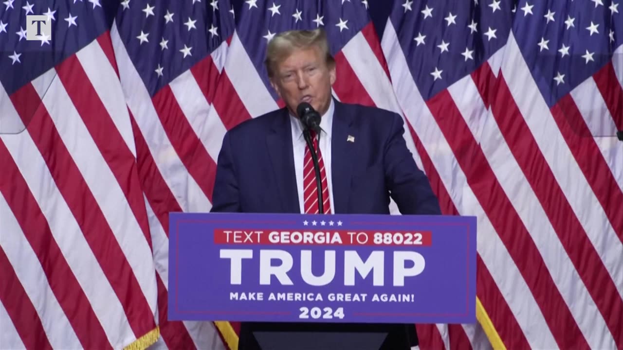 Joe Biden and Donald Trump trade barbs at Georgia rallies