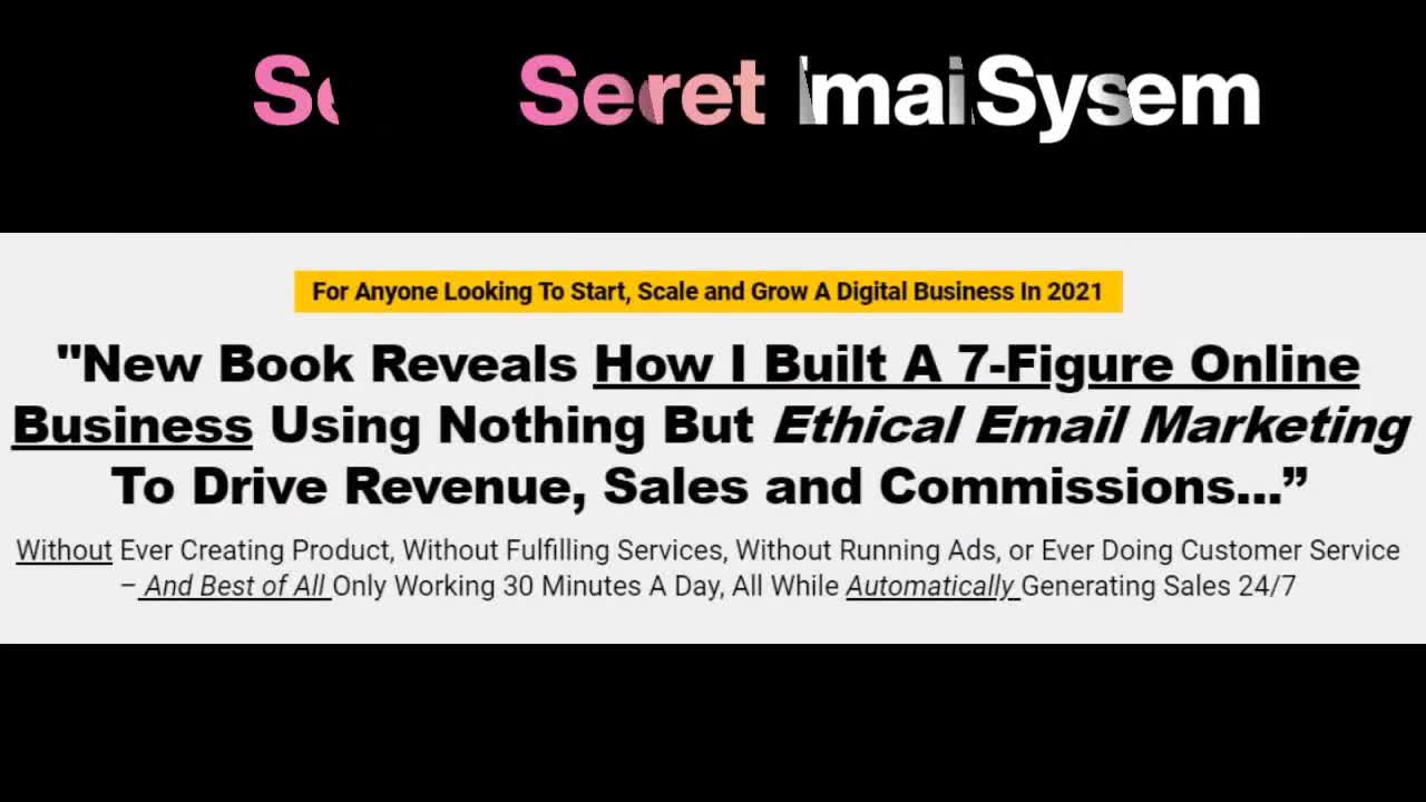 Secret Email System Bonuses