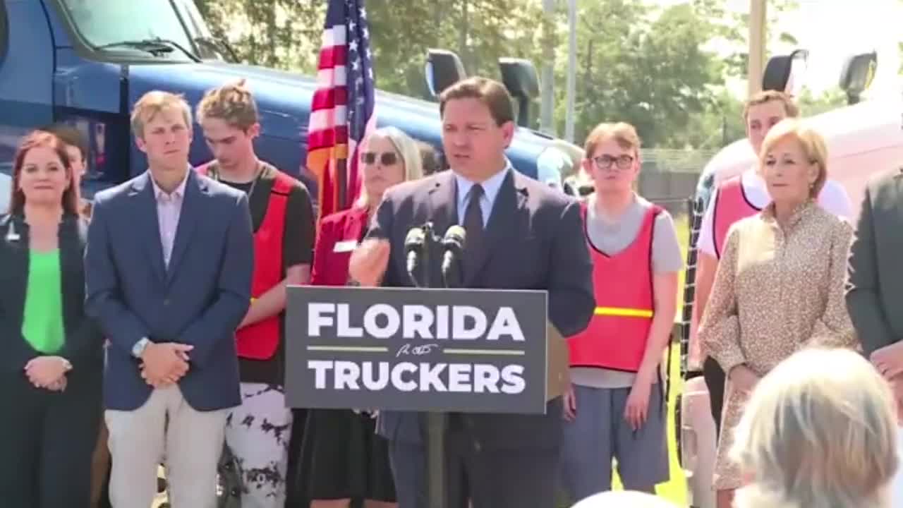 DeSantis. If you are a sanctuary city then live up to the virtue signaling.