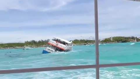 Cruise Ship Sinks In Bahamas