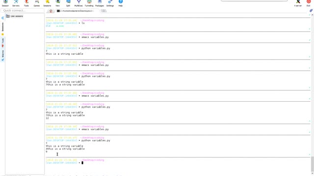 Python Tutorial 4 Variables