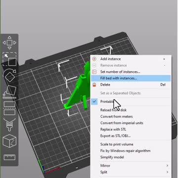 Prusa Slicer: Fill Bed