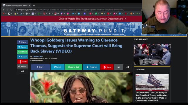 Whoopie Goldberg is a racist moron