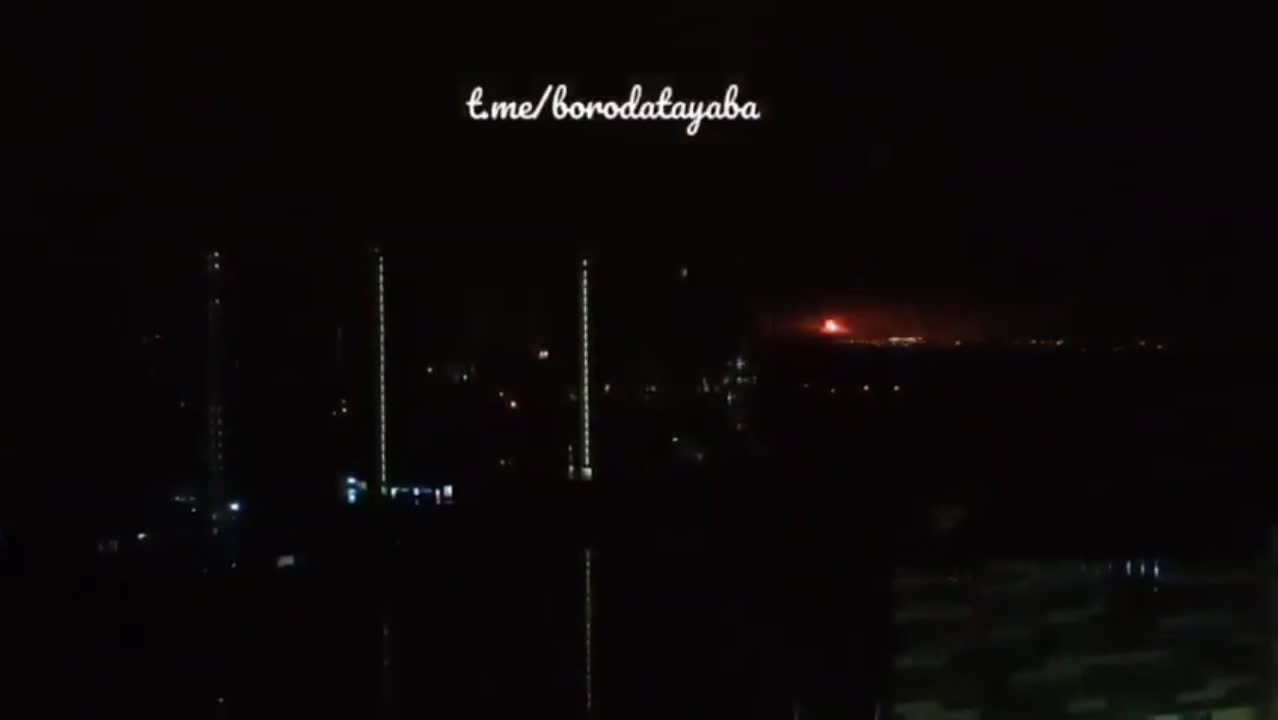 LARGE EXPLOSIONS IN #KIEV Nightly bombardments by Russian Forces.