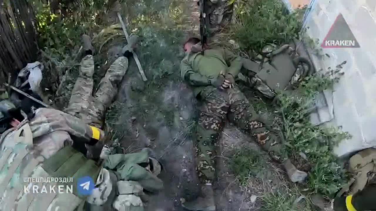 During the operation in Bilogorivka, the fighters of the special unit of the GRU MOU "KRAKEN" captu
