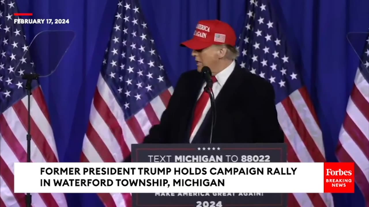 Trump Invites Auto Worker On Stage At MI Rally......85 Million Of Us Are Going To Vote For This Guy