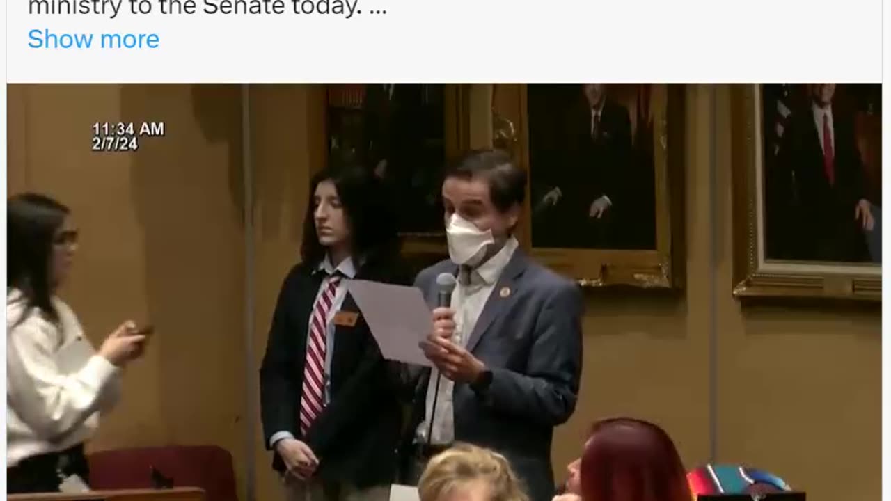 Satanists welcomed to the floor of the Arizona Senate.