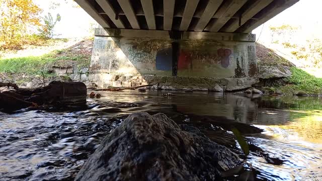 River on sunny autumn
