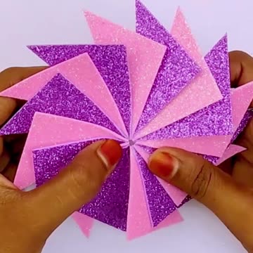 DIY Glitter Foam Paper Crafts Idea #diy #crafts #evafoam #handmade #handmadecrafts