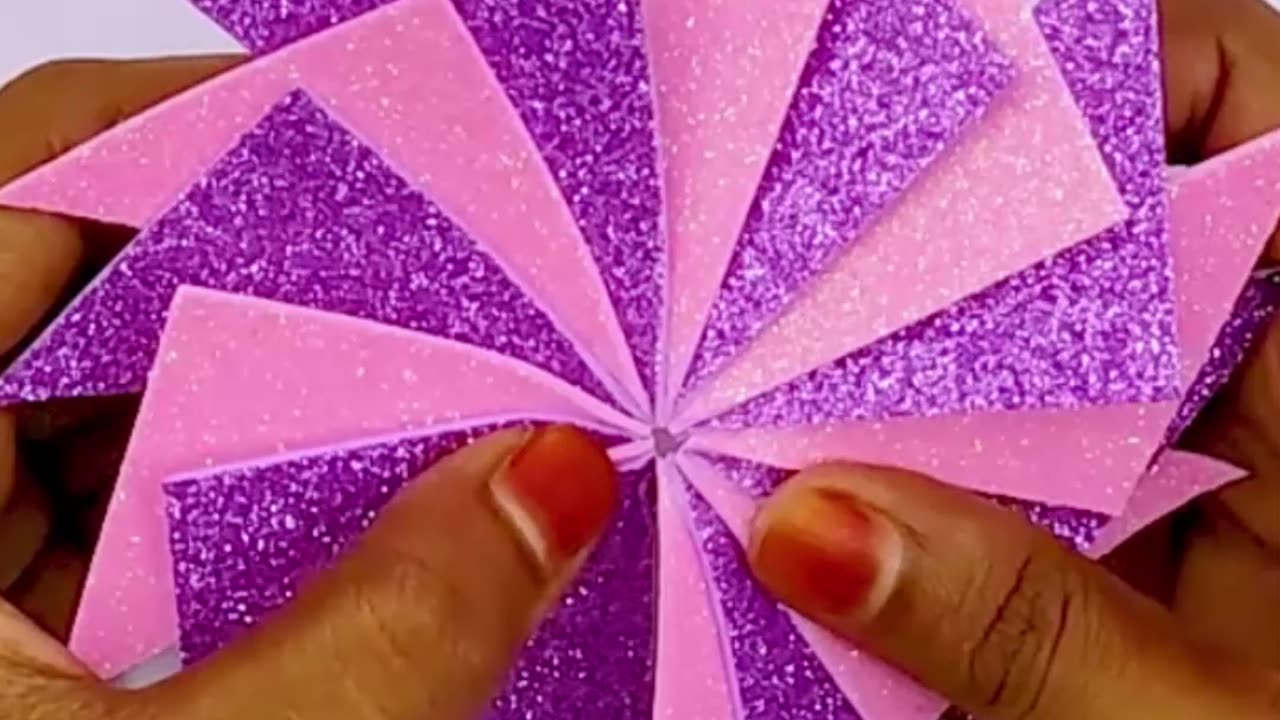 DIY Glitter Foam Paper Crafts Idea #diy #crafts #evafoam #handmade #handmadecrafts