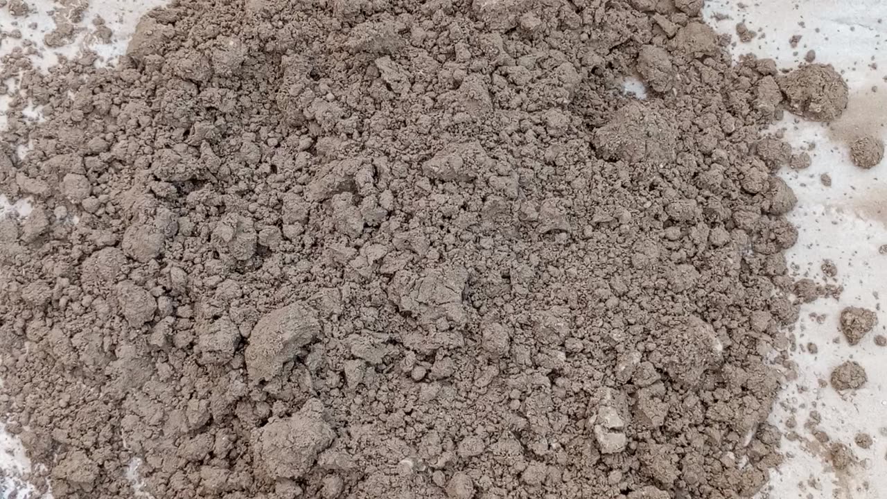 Tutorial of pure mud sculpture satisfying asmr