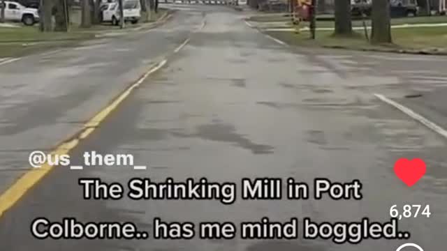 The Port Colborne Mill Optical Illusion Explained