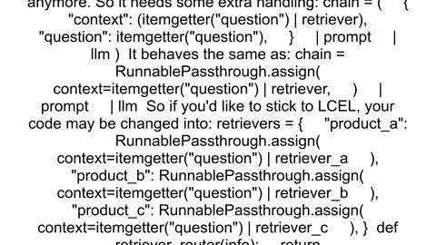 Dynamic routing of retrievers in LangChain