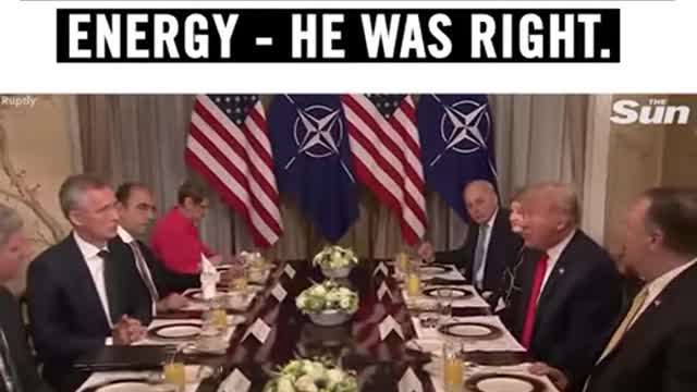 FLASH BACK: TRUMP SLAMS EU DEPENDENCE ON RUSSIA ENERGY HE WAS RIGHT.-