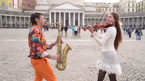 Felicità - Al Bano & Romina Power | Sax and Violin | Daniele Vitale & Karolina Protsenko