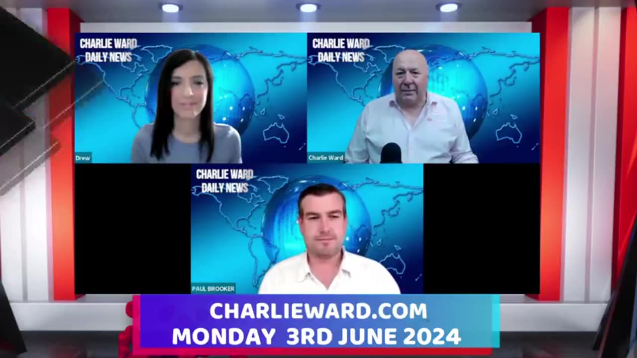 CHARLIE WARD DAILY NEWS WITH PAUL BROOKER & DREW DEMI - MONDAY 3RD JUNE 2024