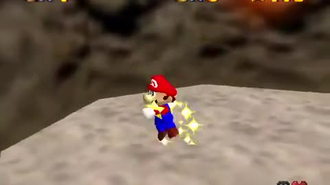 SUPER MARIO 64 - Hazy Mazy Cave - Watch for Rolling Rocks