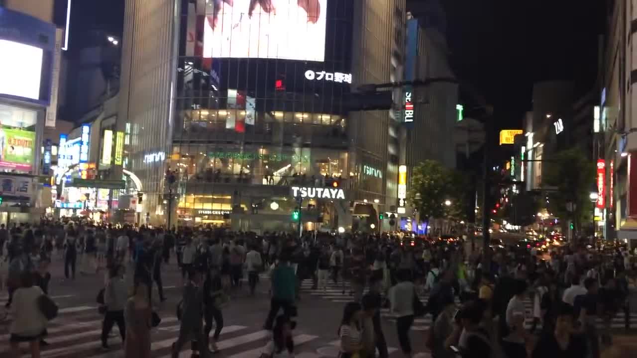 Shibuya crosswalk.