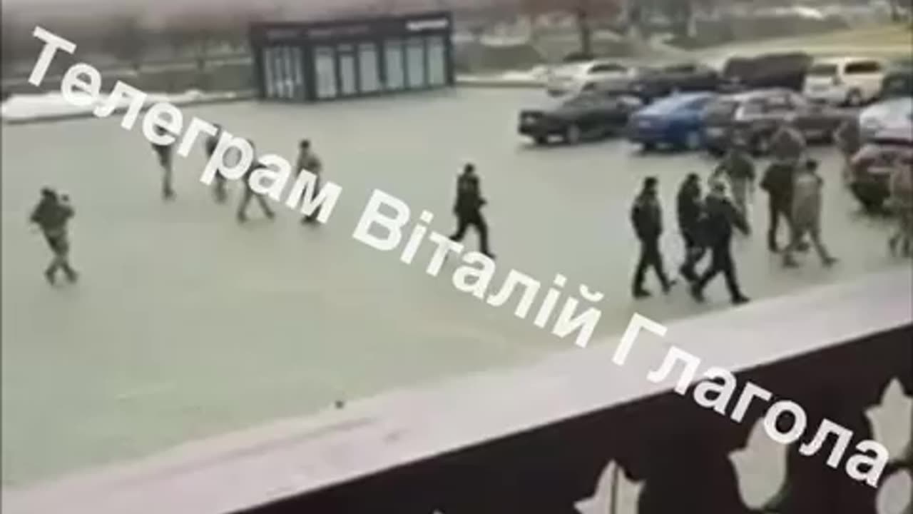Russian Soldiers Take Over a Recreation Center in Kosino, Russia