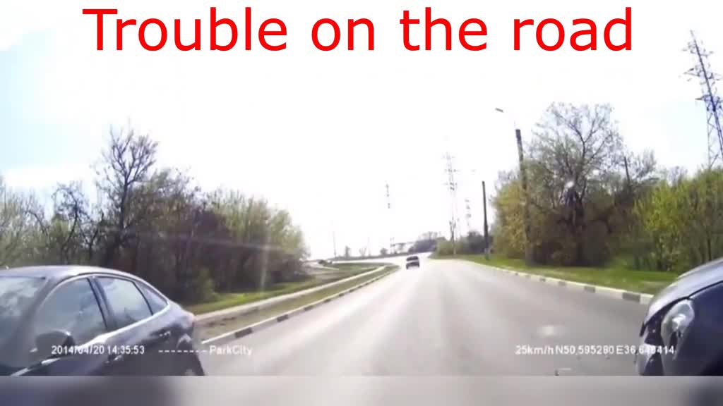 Trouble on the road Dash Cam