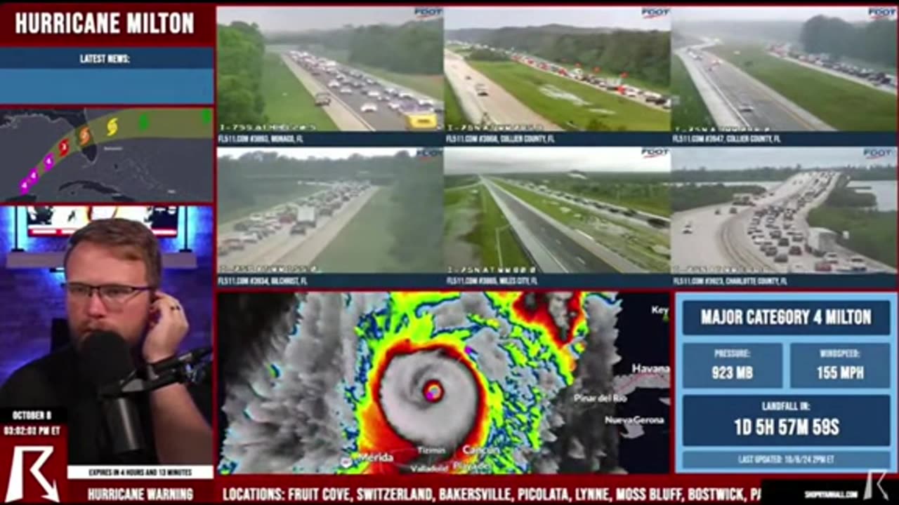 Hurricane Milton 2024 Live Category 5