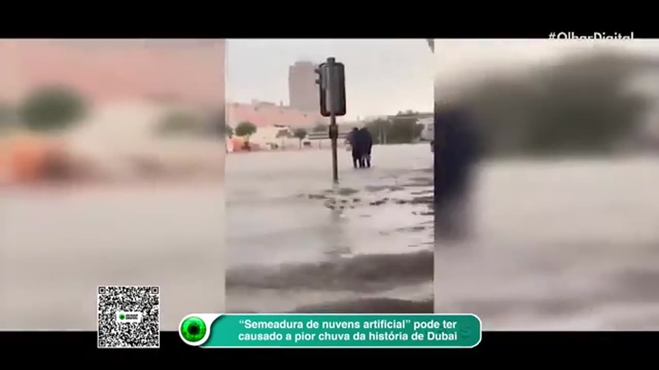 Semeadura em nuvens causou as inundações em Dubai.