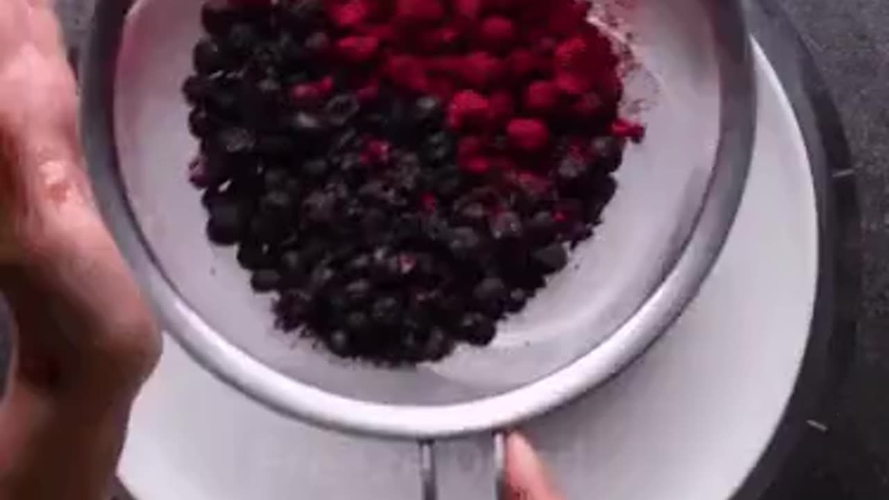 Making and preparing home made cake