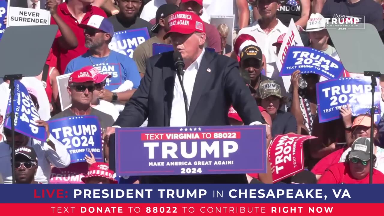 Full Speech: President Trump Speaks at Trump Rally in Chesapeake, VA (June 28)