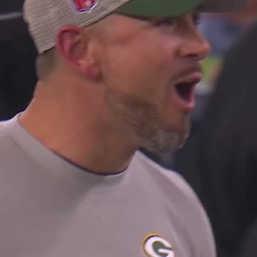Matt LaFleur after Packers Score 4th Touchdown vs. Cowboys
