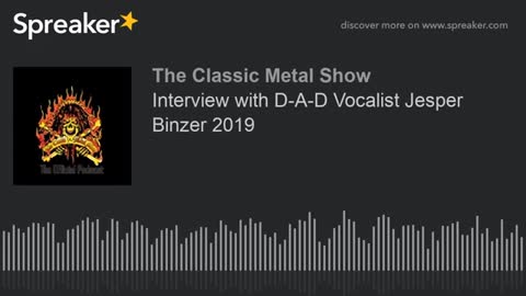 Interview with D-A-D Vocalist Jesper Binzer 2019