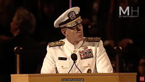 Admiral McRaven, Motivational Speech