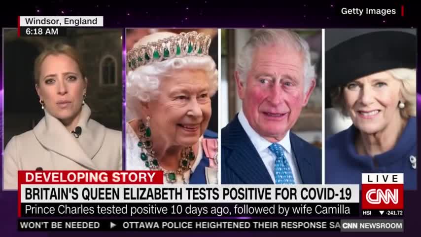 Queen Elizabeth II tests positive for Covid-19- NEWS OF WORLD