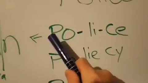 Police means Po-li-ce / Policy