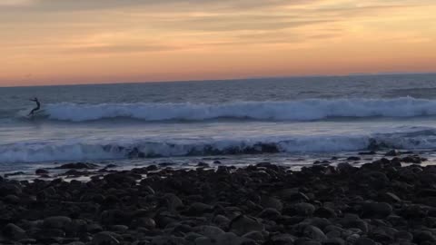 New Year’s Day 2021 Sunset at the Beach