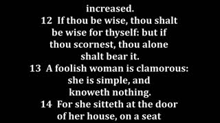 Proverbs 9 King James version