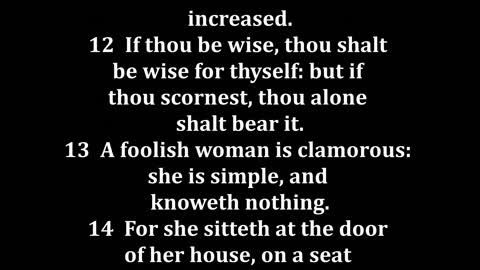 Proverbs 9 King James version