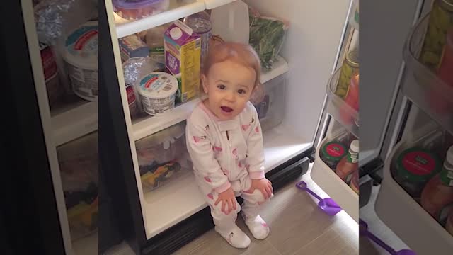 What Happens When Babies Open The Fridge (fails) #fails