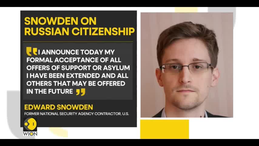 HON. EDWARD SNOWDEN breaks free from ambiguity Accepts Russian branch of citizenship!-)))