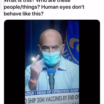 Vaccine Guy Has Weird Eyes