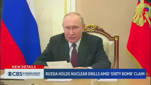 Russia holds nuclear drills !