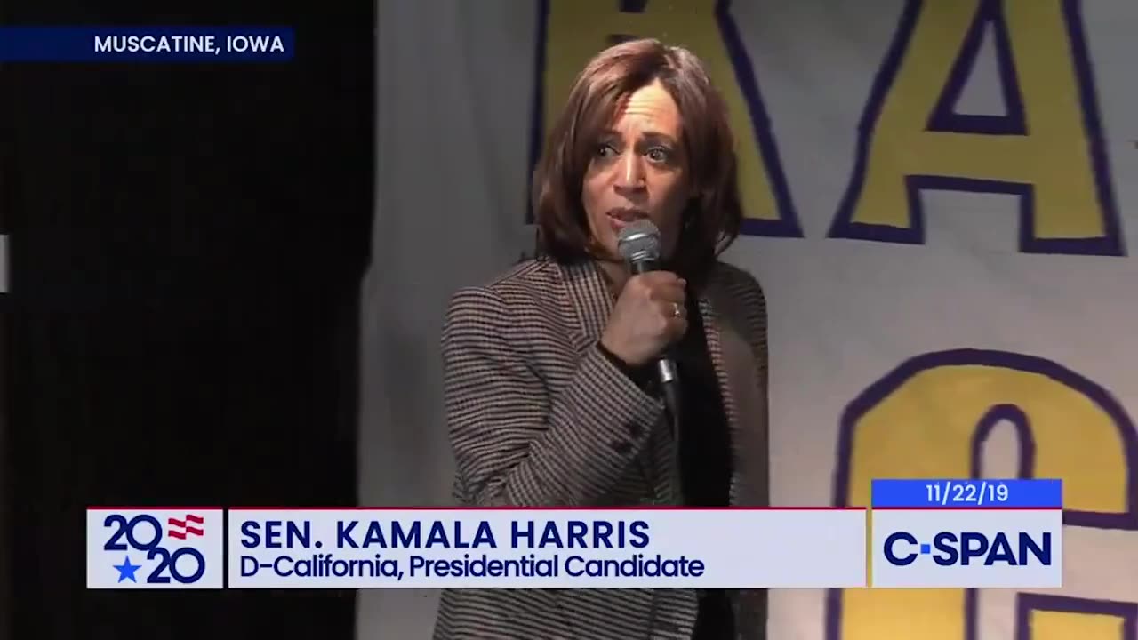 Kamala Harris video resurfaces of her telling crowd that she will steal parents from anybody