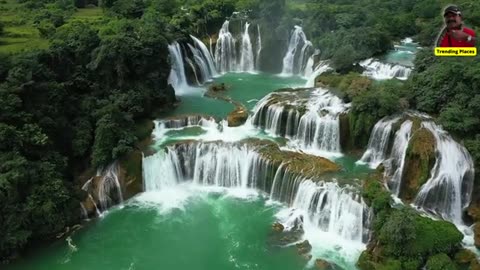 😍Ban Gioc or Detian waterfall in China Vietnam Border