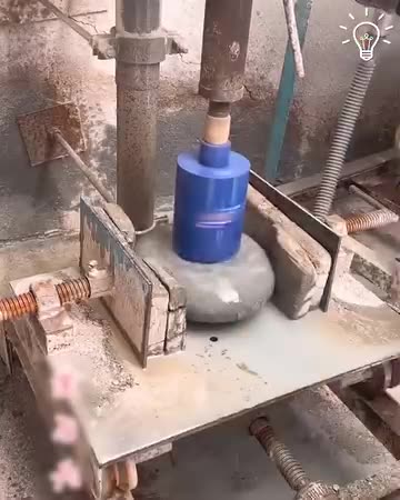 Watch a simple stone turn into a sleek stove!