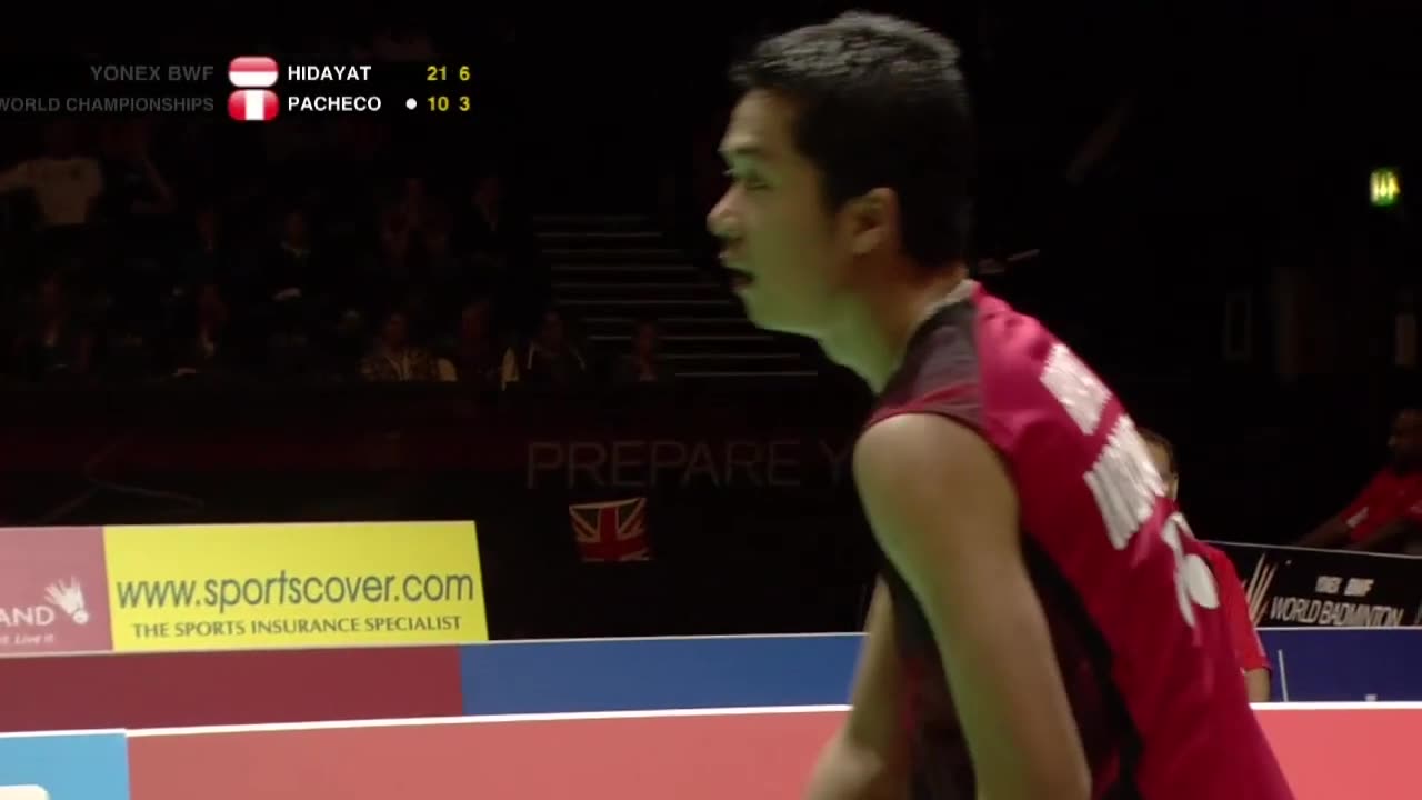 R64 (Day 1) - MS - T.Hidayat vs. R.Pacheco Carrillo - Yonex BWF World Champs '11 -