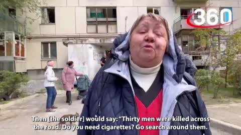 Woman from Severodonetsk on how the Ukrainian military used them as human shields