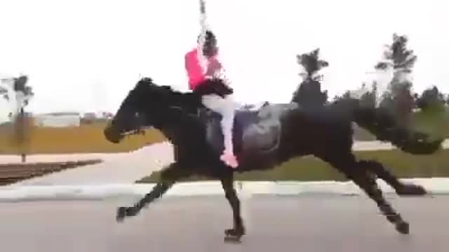 The little girl, Julai, is a real knight