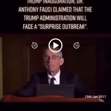 I wonder how Fauci became psychic?