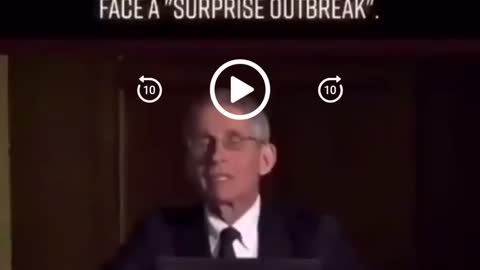 I wonder how Fauci became psychic?